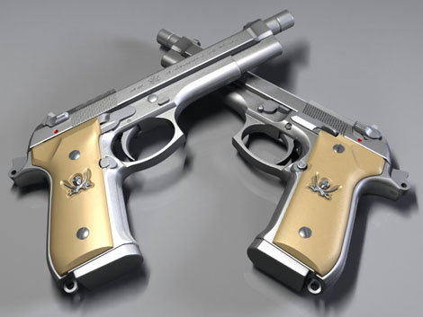 2丁セット】マルイ M92Fガスガン ソード・カトラス 狭し